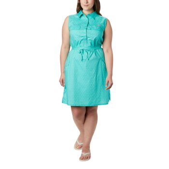 Columbia Ženske Haljine - PFG Bonehead Stretch Sleeveless Plus Size Plave | AQGR-13257